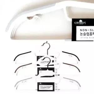 [JED] 옷걸이 슬림 미끄럼 방지 디자인 회전 어깨 공간