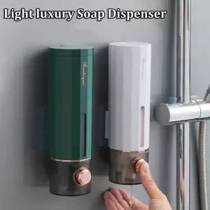 비 천공 비누 손 디스펜서 걸이 마운트 소독제 샤워 호텔 벽 홈 프레스 젤 상자