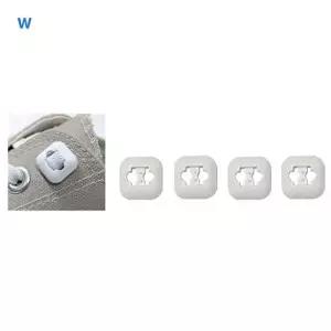 컴포트신발끈 클립레이스 흰색단추 신발끈클립레이스 클립레이스