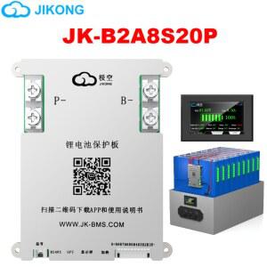 JK BMS 200A 지콩 B2A8S20P 스마트 지원 이온 24V BT 인산철 액티브 CAN 8S 2A 배터리용 RS485 밸런싱