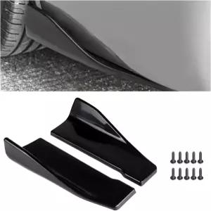 SUVnie 2 PCS 리어 범퍼 립 가드 DIY 자동차 외장 장식 디퓨저 스플리터용 충돌 방지 차체 부품 및 트림