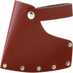 가죽 도끼 칼집 조절 가능한 손도끼 머리 내구성 있는 칼날 보호 케이스 커버 럼버잭 야외 작업 필수품을