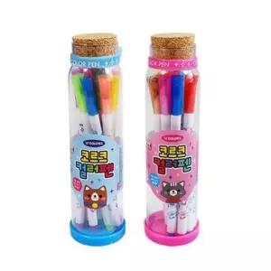 [문구/오피스] CR 3000 09568 1세트 아이비스 12색코르크컬러펜 24개입