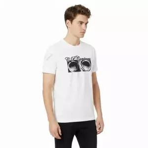 남성 프린트 코튼 티셔츠14CMTS191A 006011W 103