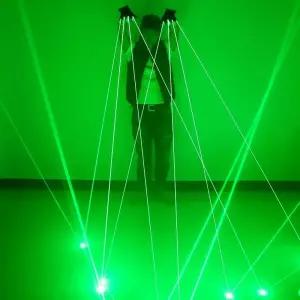 빔 레이저 장갑 할로윈 무대 공연용 빛나는 파티용품