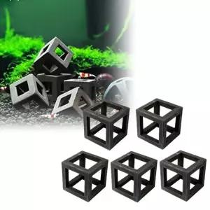 사각큐브 치어은신처 5개세트) 산란실 새우에진심 새우키우기 새우큐브 새우블록