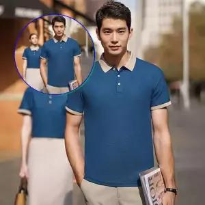 쌍문상회 지금 필요한 쿨론티 배색 무반팔티 아이스 쿨링 카라