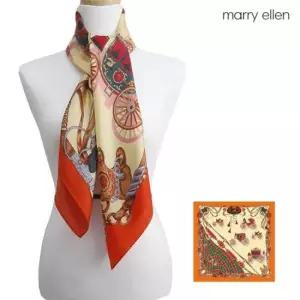 상견례 메리엘렌 Gutierrez Caba 고급실크스카프 90CM