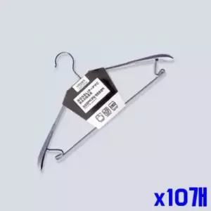 [JED] pvc코팅 고급 정장옷걸이 상의옷걸이 스틸 x10개