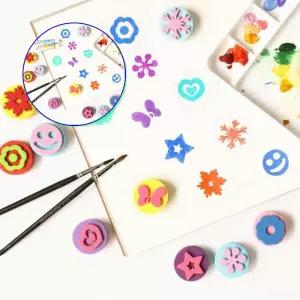 쌍문상회 지금 필요한 EVA도장 다양한 9종 꾸미기 미술 놀이 만들기 재료