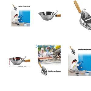 목재 핸들 콘크리트 빈 컨테이너 머드 버킷 믹싱 욕조가 a2ud 시멘트 페인트 통