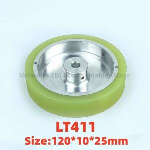 EDM 부품 LT411 CNC Laitong 저속 와이어 컷 기계용 우레탄 장력 롤러 1201025mm