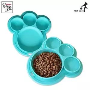 [반려] 실리콘 급수기 민트 식기 우쭈쭈 파우