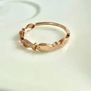 40대여성 이음 물고기 반지 로즈골드 18k 22호