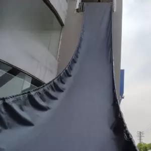 하역 미끄럼틀 타포린 캔버스 운반 화물 컨베이어 이삿짐