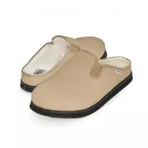 23.65 폴카3 어그 스웨이드 양털 슬리퍼 - 딥베이지