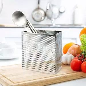 [무료배송] 스텐물빠짐 식세기 수저통 조리도구통 대