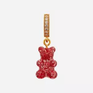 [크리스탈 헤이즈]크리스탈 헤이즈 노스텔지아 베어 파베 커넥터 골드 레드 벨벳