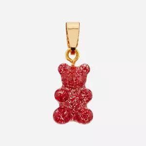 [크리스탈 헤이즈]크리스탈 헤이즈 노스텔지아 베어 클래식 커넥터 골드 레드 벨벳