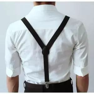 남녀공용 Y자 멜빵 벨트 1P 편한 서스펜더 이중잠금 멜빵벨트