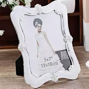 엔틱 사진액자 빈티지액자 진주액자 수지액자