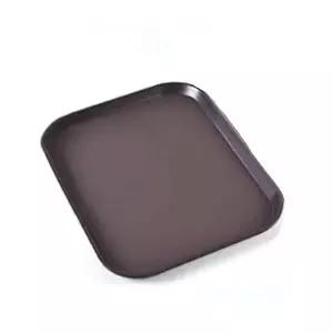 커피 논슬립 쟁반 브라운 소 캠핑용 고급형 커피 햄버거