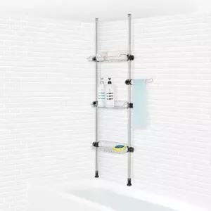 [알티피아]화장실선반 정리대 0.4M 3단 욕조 코너 욕실수납선반