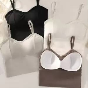 [라일리여성언더웨어] Rly 스포츠브라 요가 필라테스 캡내장 크롭탑 나시