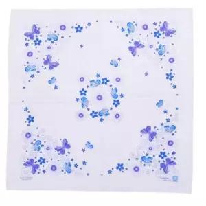 가제 손수건 꽃무늬 패턴 다용도 소형 FcX7+9KxN