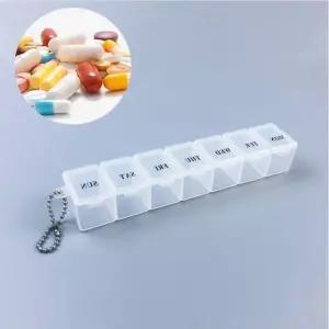 여행용 직장인 요일별 알약 케이스 휴대용 약통 7일분 보관함