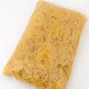 다용도 사무실 대용량 노랑 고무줄 고무 밴드 1kg 택 고무줄