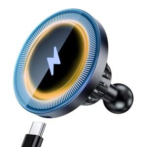 MagSafe 충전을 위한 20mm 볼 마운트, [중형] 충전기용 볼이 장착된 ARMOLABX 마그네틱 무선 충전 휴대폰 홀더, Bulletpoint 장착 솔루션과 호환되는