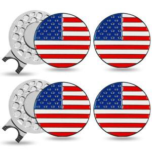 에이미 스포츠 골프 볼 마커 모자 클립 마그네틱 내구성 있는 탈착식 마커, 남성 여성 골퍼를 위한 캡 선물에 쉽게 부착 가능