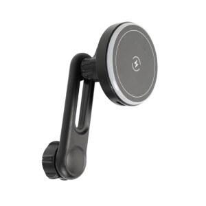 17mm 볼 소켓과 조절 가능한 2인치 암을 갖춘 FPN 15W 마그네틱 무선 충전 휴대폰 마운트 베이스 - 자동차 에어벤트 홀더 교체, MagSafe 17 16 15 14 13