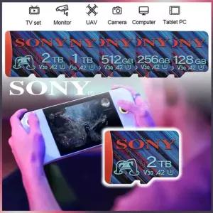 CF카드리더기 소니 Sony 마이크로 SD 카드 2TB 메모리 클래스 10 고속 1TB 4K 울트라-HD 비디오 A2 TF 플래