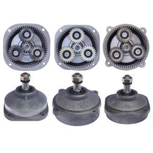 브러쉬드 DC 모터 기어박스 어셈블리 프론트 커버 감속 헤드 삼륜차 스쿠터 교체 부품