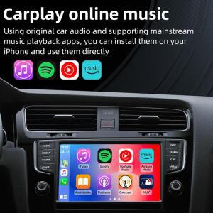 Y13 2in1 유선 무선으로 변환하는 카플레이 스마트 동글  연결 5GHz 와이파이 미니 자동차 차량용 호환 AI