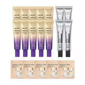 AHC 아이크림 시즌13 12ml x10 + 쟈스 기미크림 15ml x4 + 쟈스샘플 5매