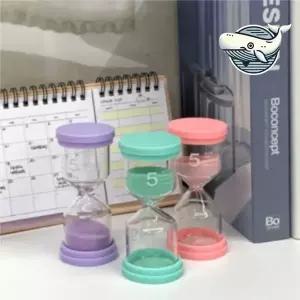 색상랜덤 미니 타이머 모래시계 반신욕 요리용