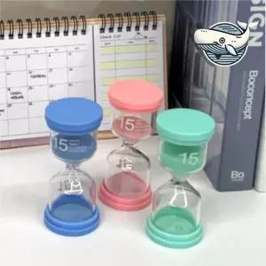 색상랜덤 타이머 미니 모래시계 조리용 주방