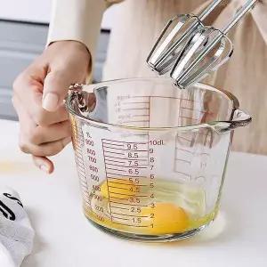 유리 베이킹 비커 키친매니아 계량컵 1L