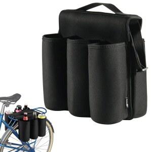 자전거 뒷좌석용 코스모스 6병 음료 홀더 - 맥주병 및 캔 캐리어, 자전거, 캠핑, 피크닉, 하이킹 출퇴근용 물병 휴대용 가방