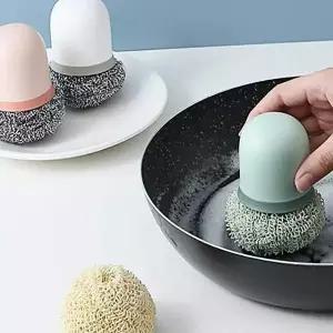 리필 그레이 손잡이 탈부착 수세미 프라이팬 코팅 주방