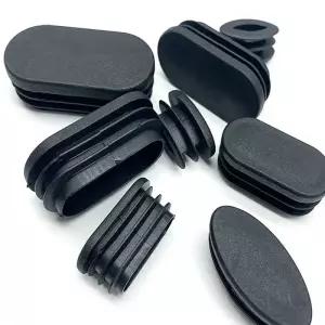 두꺼운고무판 패드 10 개 검은 타원형아치눈 실리콘 고무 콘센트 방수 캡 내마모성