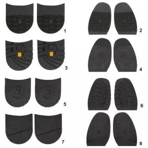신발밑창보강 복원 수리 1세트 남자 접착제 발 뒤꿈치 신발 미끄럼방지 그립-고무 그립