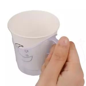 커피 종이컵 손잡이 10p 커피 홀더 뜨거운 걸이 컵홀더