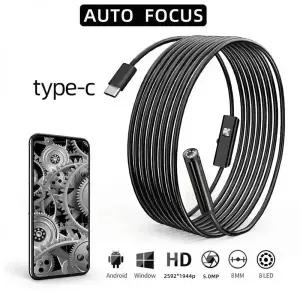 귀이개내시경 귀후비개 귀파개 귀지 제거 카메라 귀청소 차량용 자동 초점 내시경 HD1944P 안드로이드 폰 C