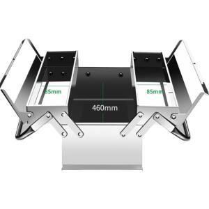 Stainless steel toolbox folding car multi-function portable iron