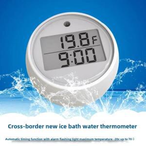 시간 기록 자동 얼음 목욕 수온 게이지, 온도계, 알람, 흰색을 갖춘 측정