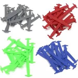 고무줄신발끈 세 번째 버전 실리콘 신발끈 패션 남여공용 운동 노타이 스니커즈 고속 16개팩